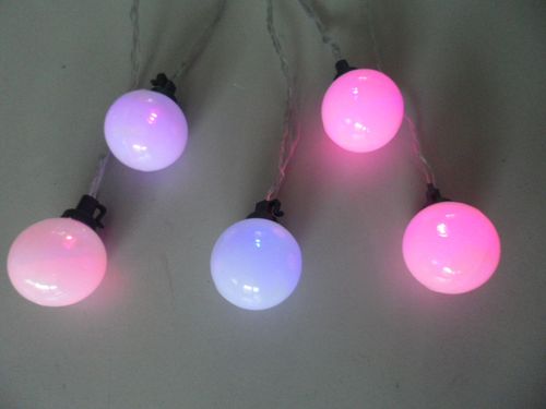 40mm圆球,闪烁和静态led装饰圣诞灯串,厂家直销,图片_1